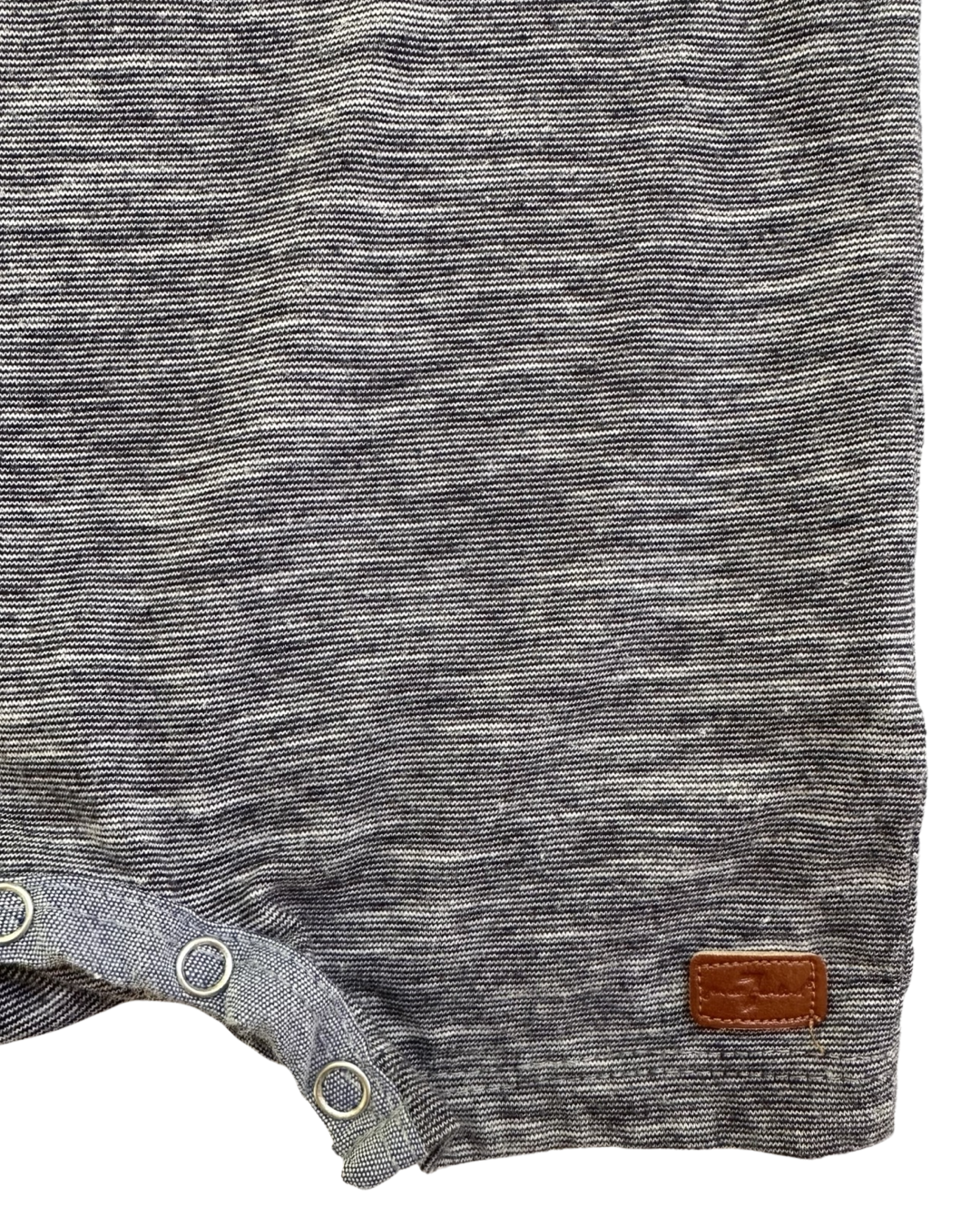 6-9M Baby Boy Gray 7 For Mankind Romper