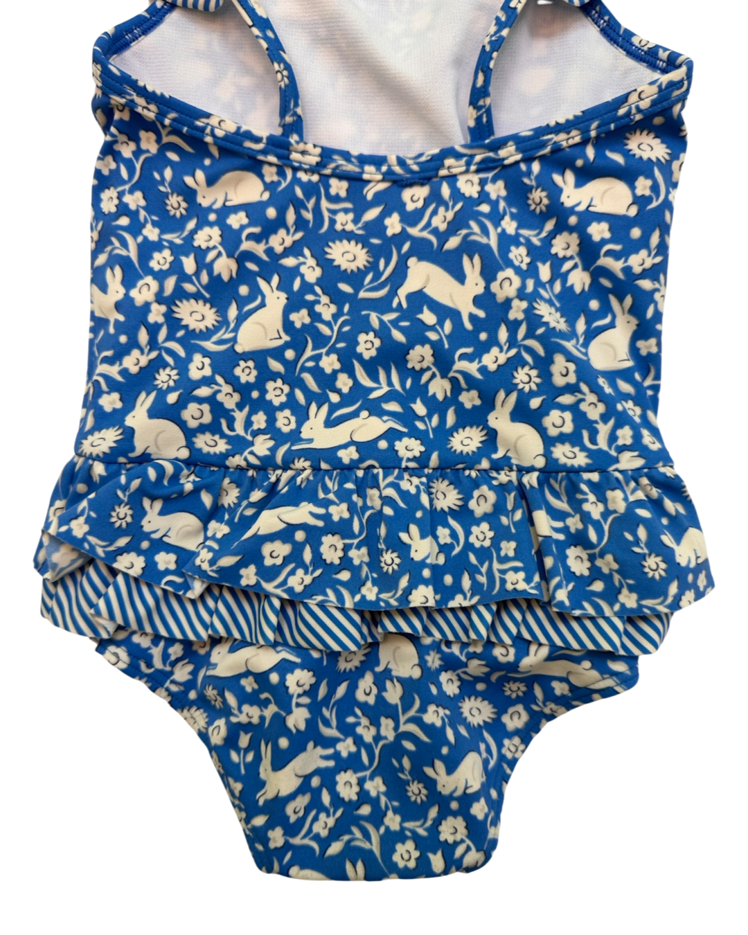 12M-18M Baby Girl Baby Boden Blue Bunny Swim Suit