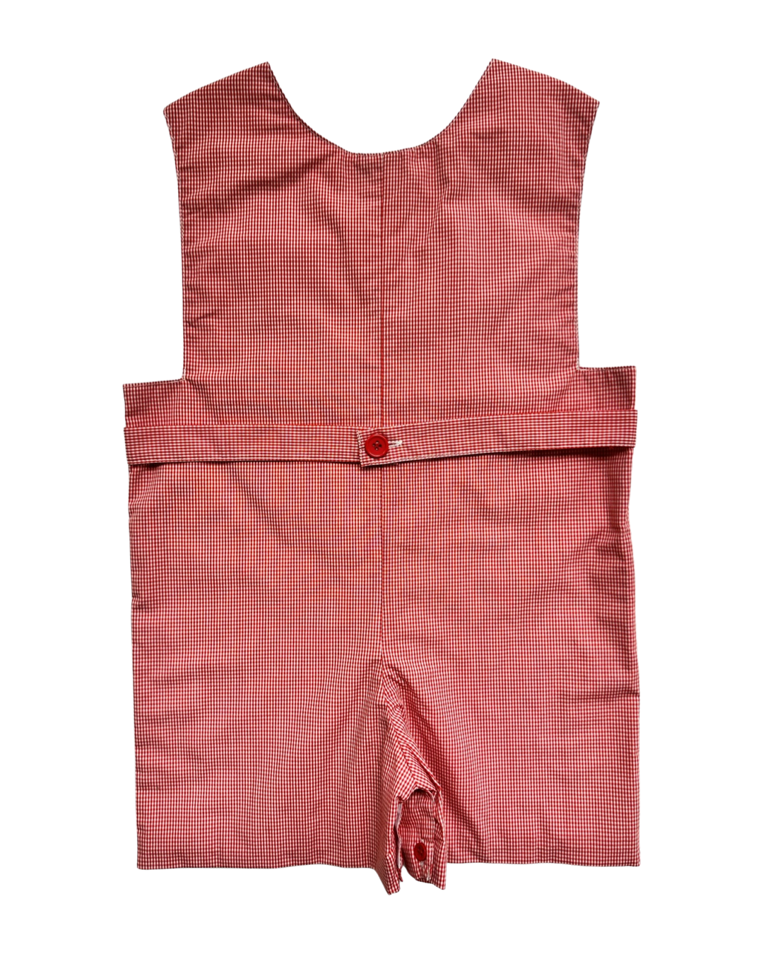 2T Toddler Boy Orient Express Red Smocked Penguin Shortall