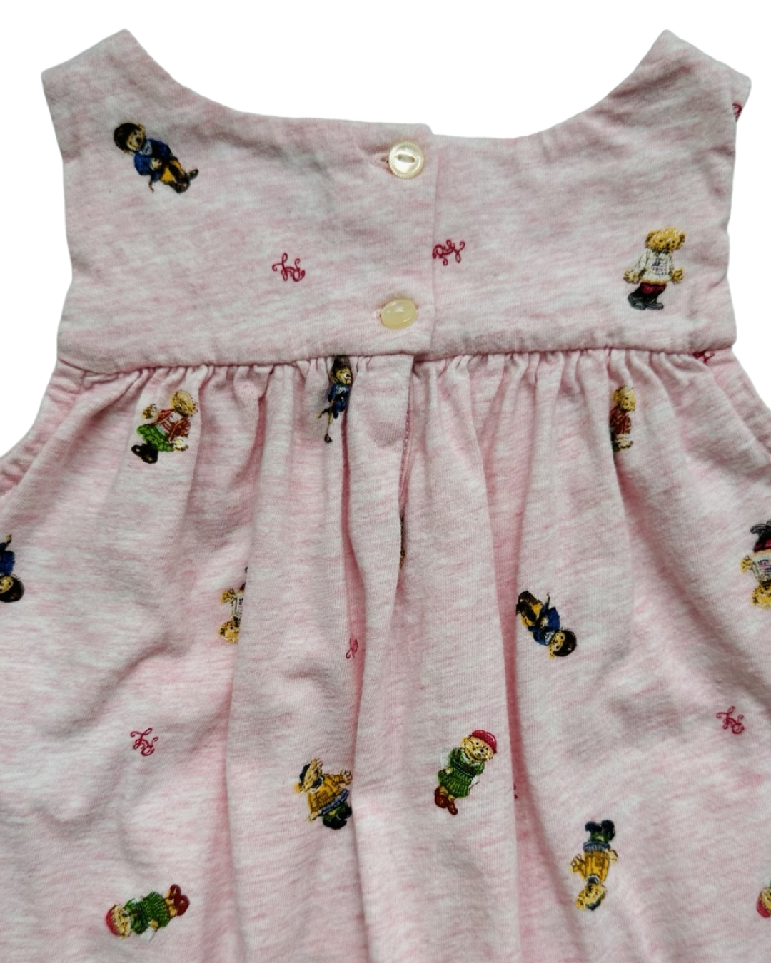 3M Baby Girl Polo Ralph Lauren Bear Onesie Romper