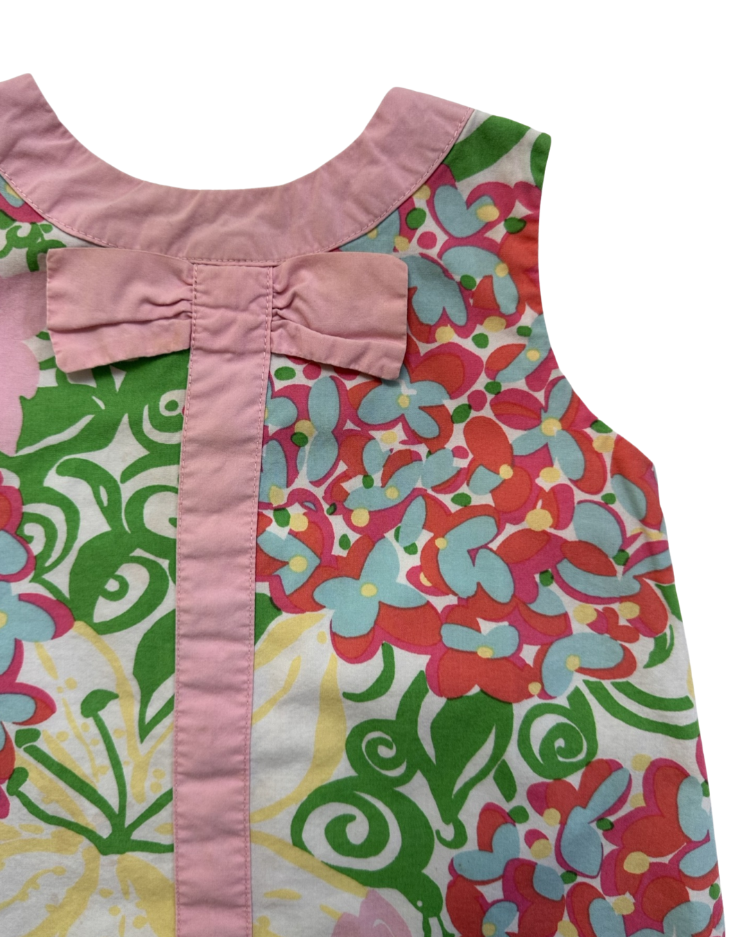 12M-18M Baby Girl Lilly Pulitzer Butterfly and Pink Floral Dress & Bloomers