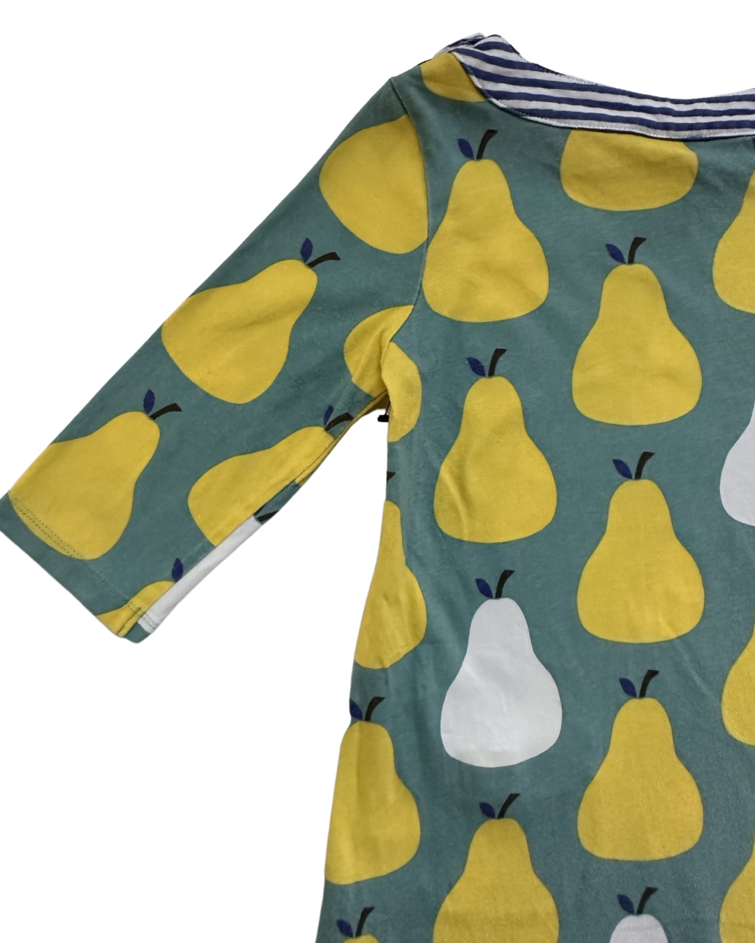 Girls Size 7/8 Mini Boden 3/4 Sleeve Pear Shift Dress