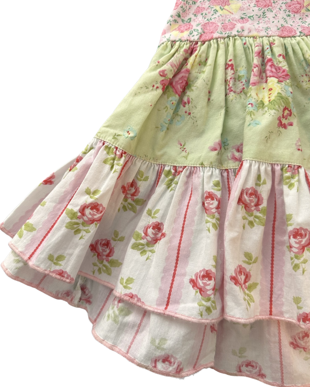 24M Baby Girl Olive Mae Pink / Green Floral Cross Back address