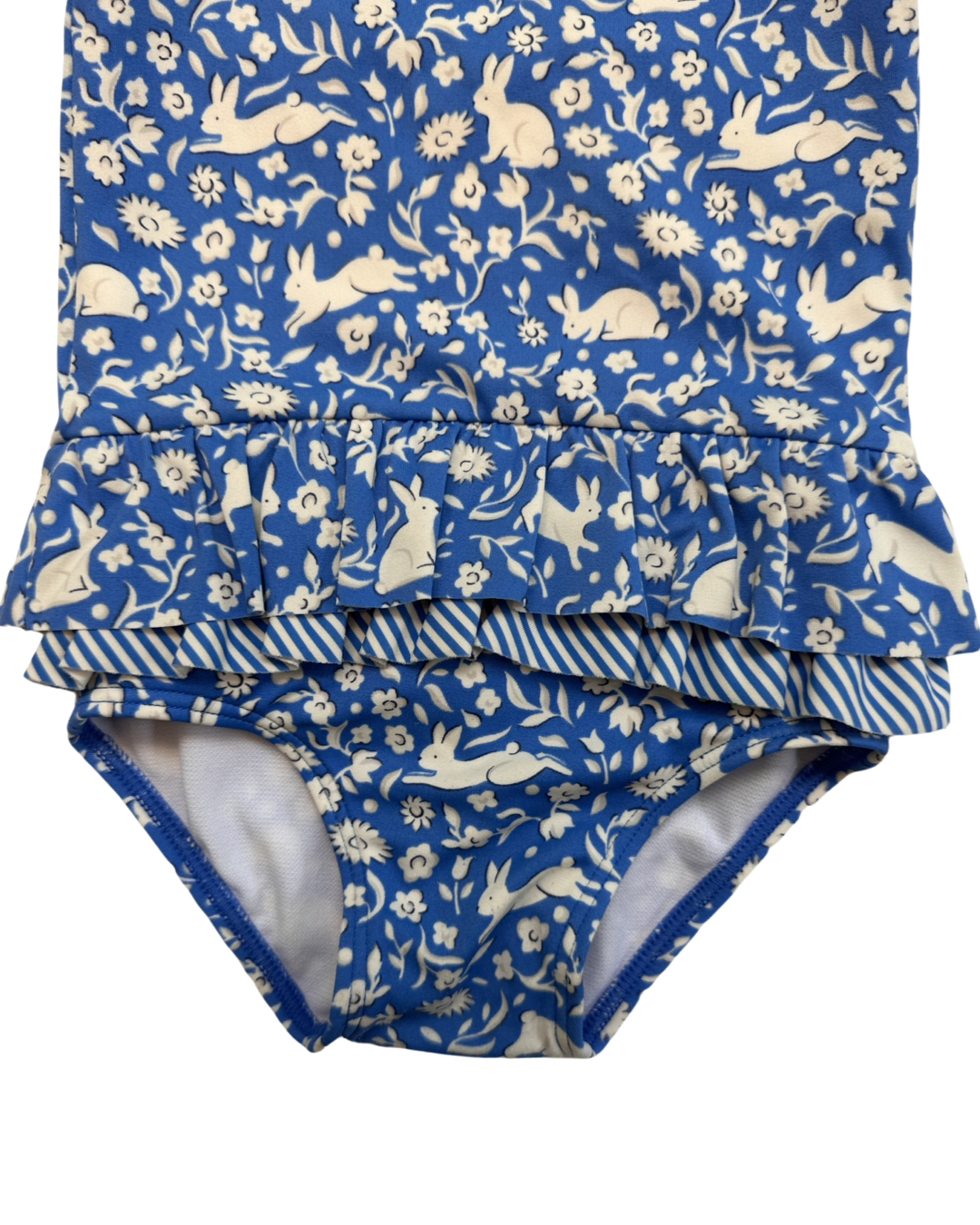 12M-18M Baby Girl Baby Boden Blue Bunny Swim Suit