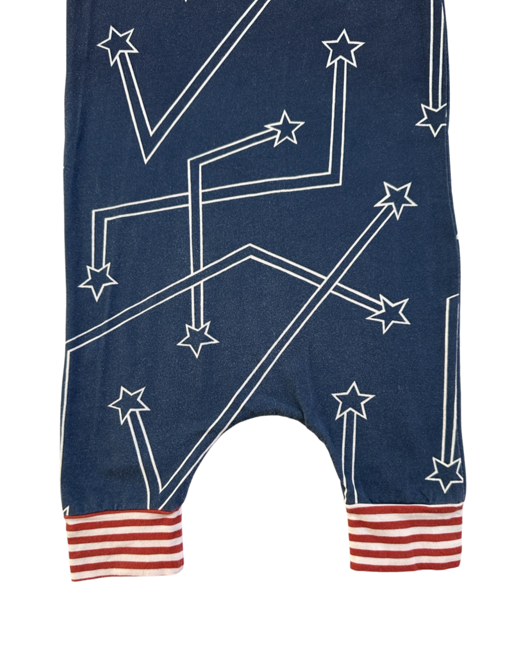2T Toddler Boy / Girl American Blue Shooting Star Rags to Raches Romper