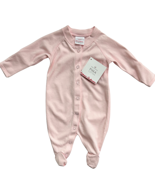 Newborn Pima Cotton Pink Hanna Andersson Sleeper
