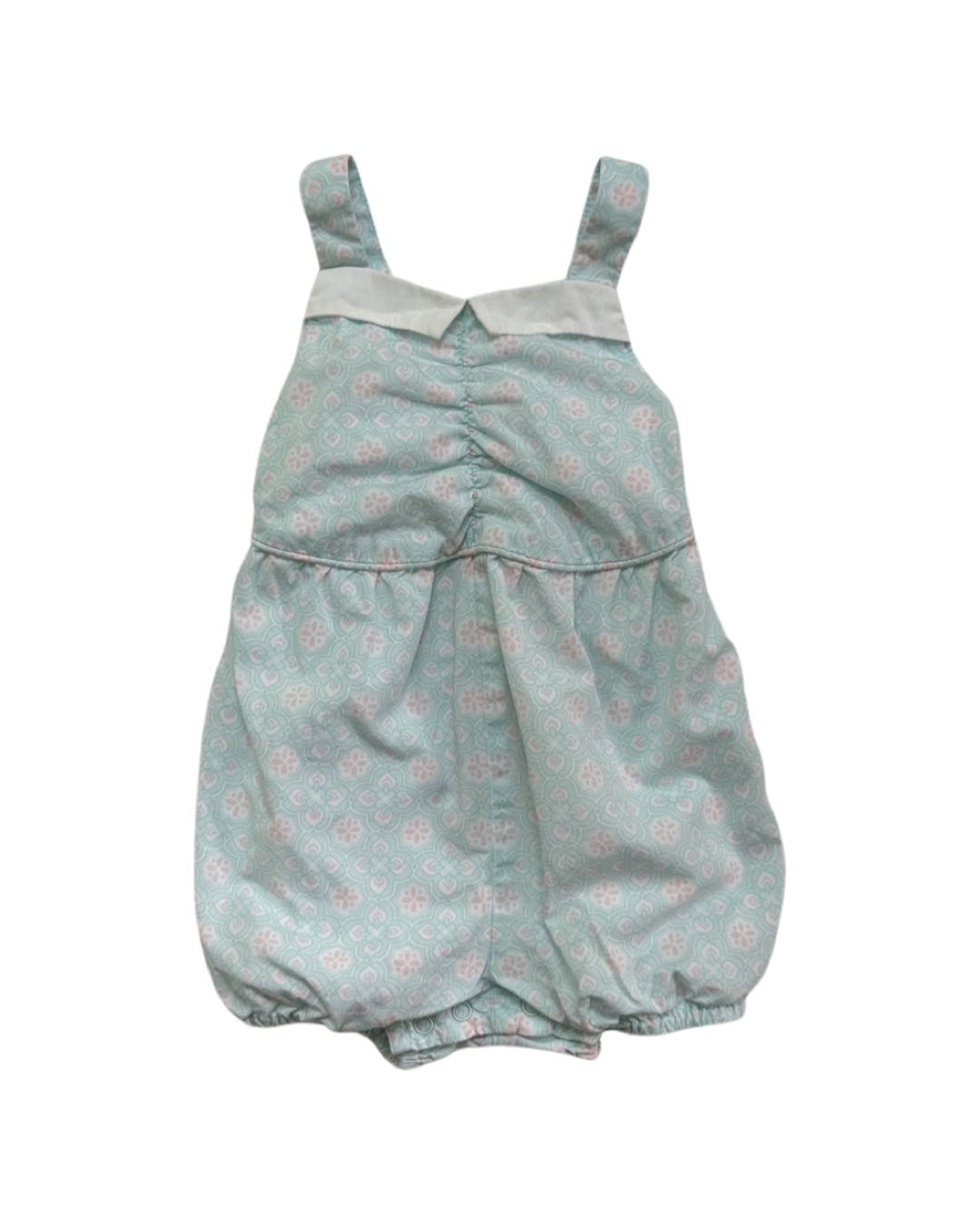 3-6M Baby Girl Janie & Jack Aqua & Pink Bubble
