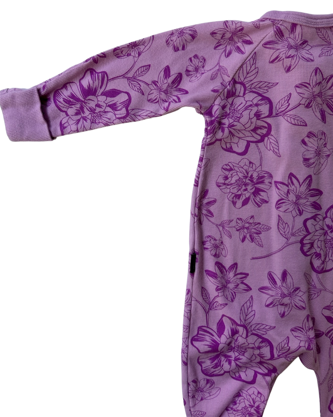 6-12M Baby Girl Size 0 Purple Floral Bonds Wondersuit