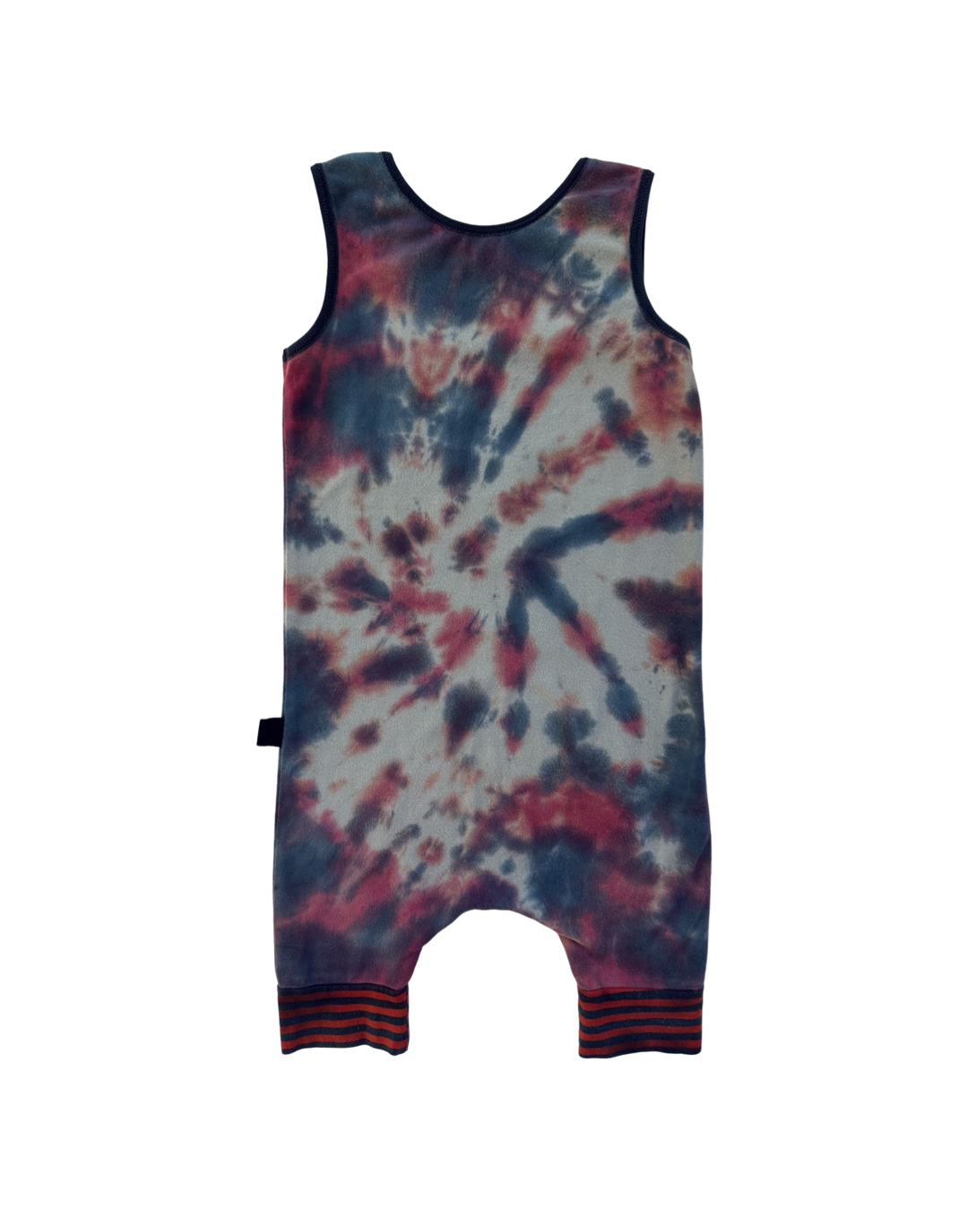 18M-24M Baby Boy / Girl Tie Dye Rags for Raches American Brave Romper