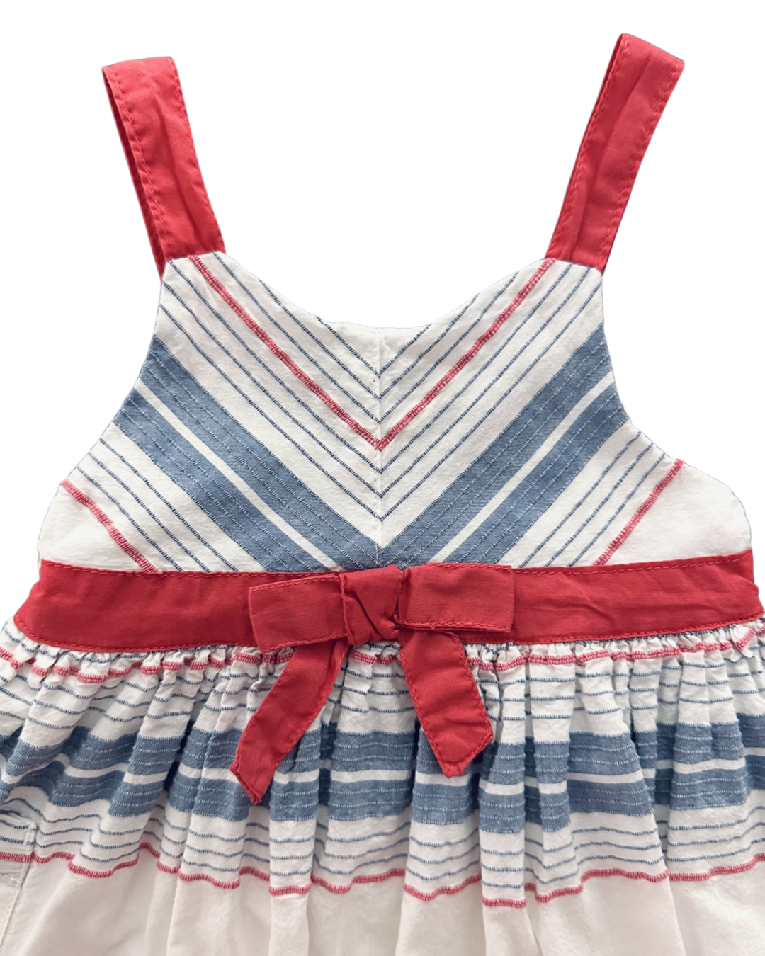 18M Baby Girl OshKosh Genuine Kids Red / White / Blue Dress