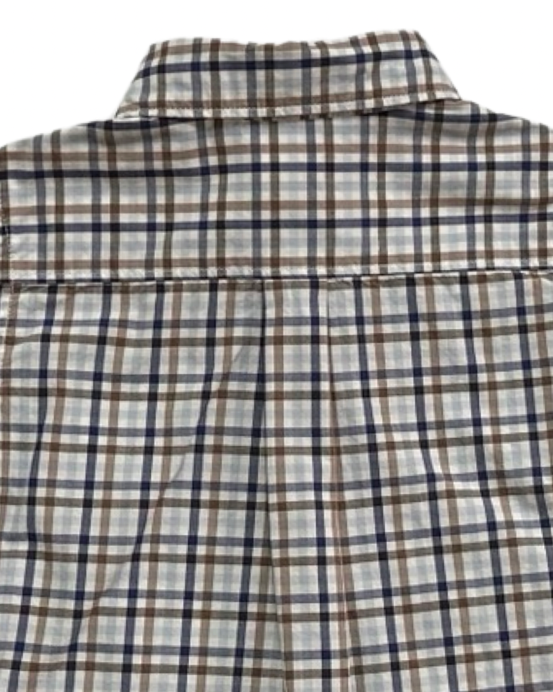 6-12M Baby Boy Janie & Jack Plaid Long Sleeve Button Up Top