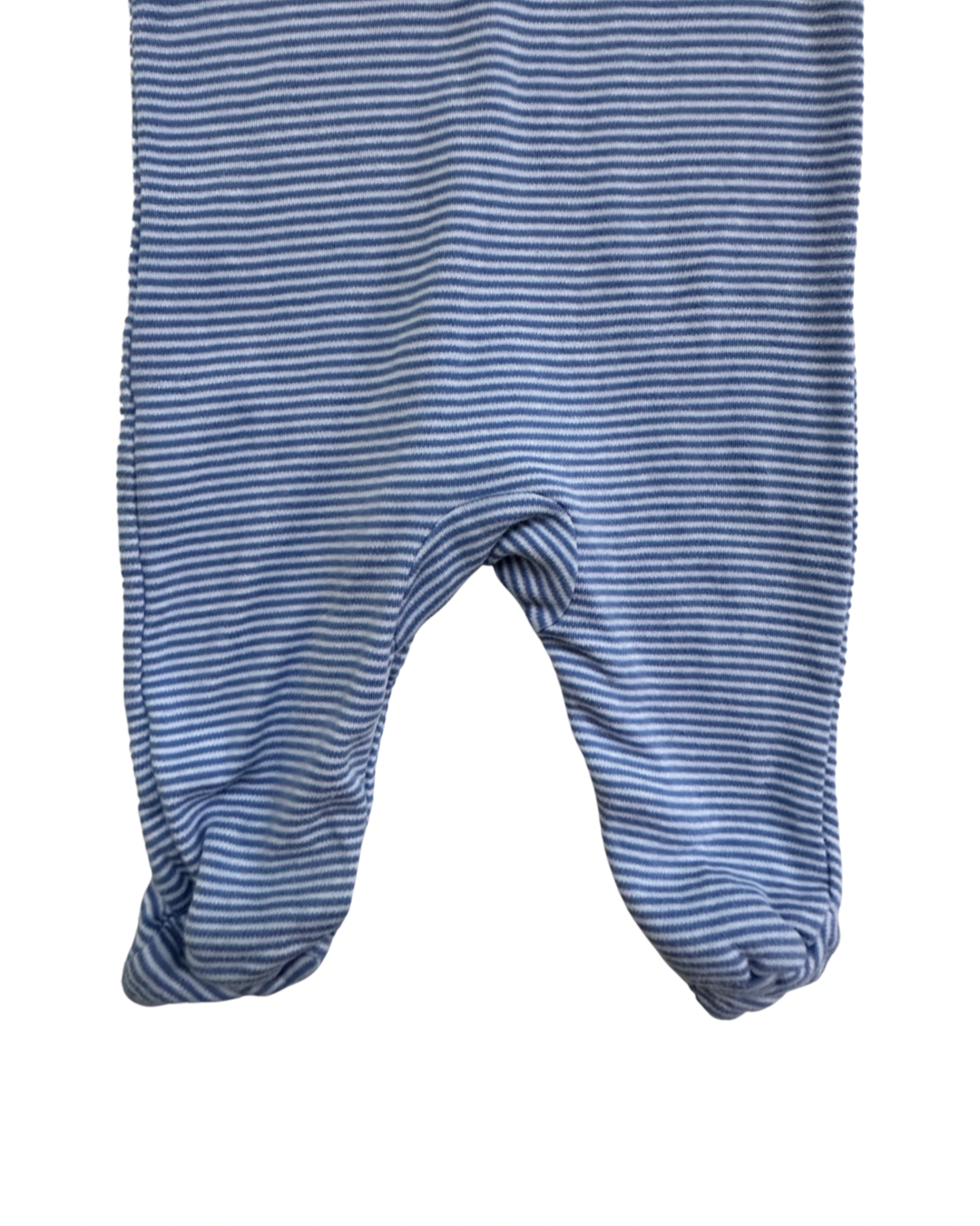 Newborn Baby Boy John Lewis London Soldier Blue Striped Sleeper