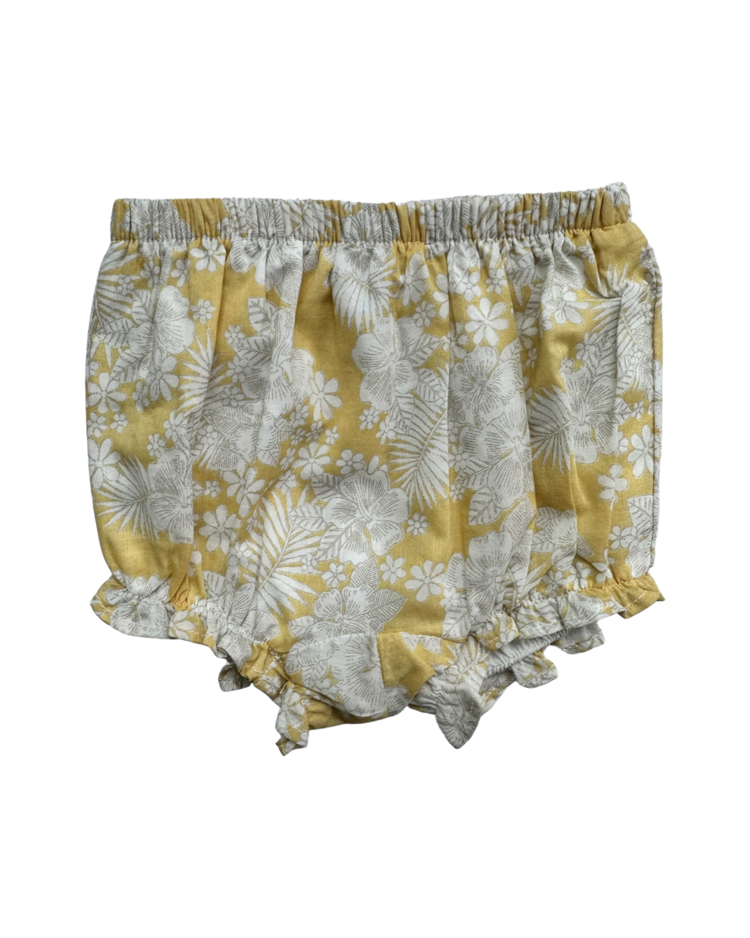 0-3M Baby Girl Janie & Jack Yellow Floral Layette 2Pc Set