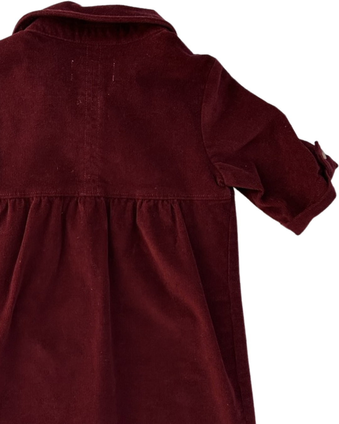2T Toddler Girl Old Navy Maroon Fine Corduroy Dress