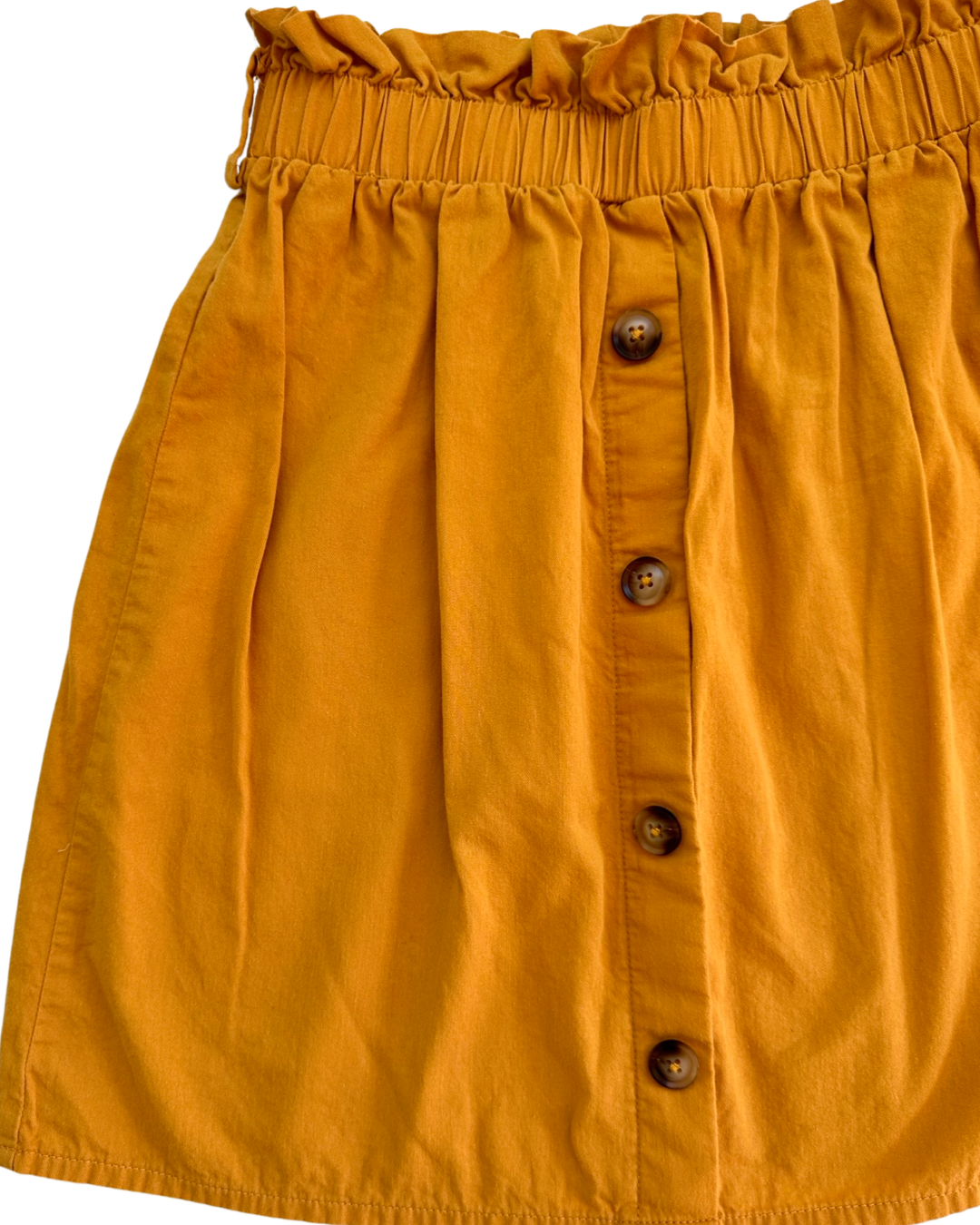 Youth Girls Size 11Y /12Y Mustard Yellow Shein Skirt
