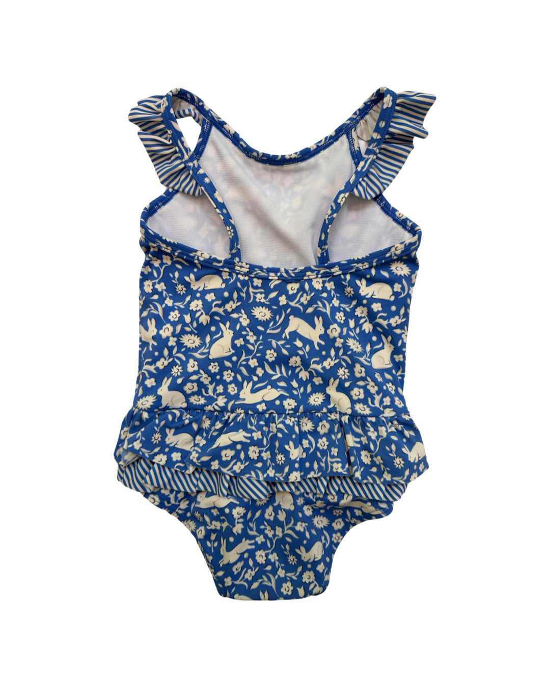 12M-18M Baby Girl Baby Boden Blue Bunny Swim Suit