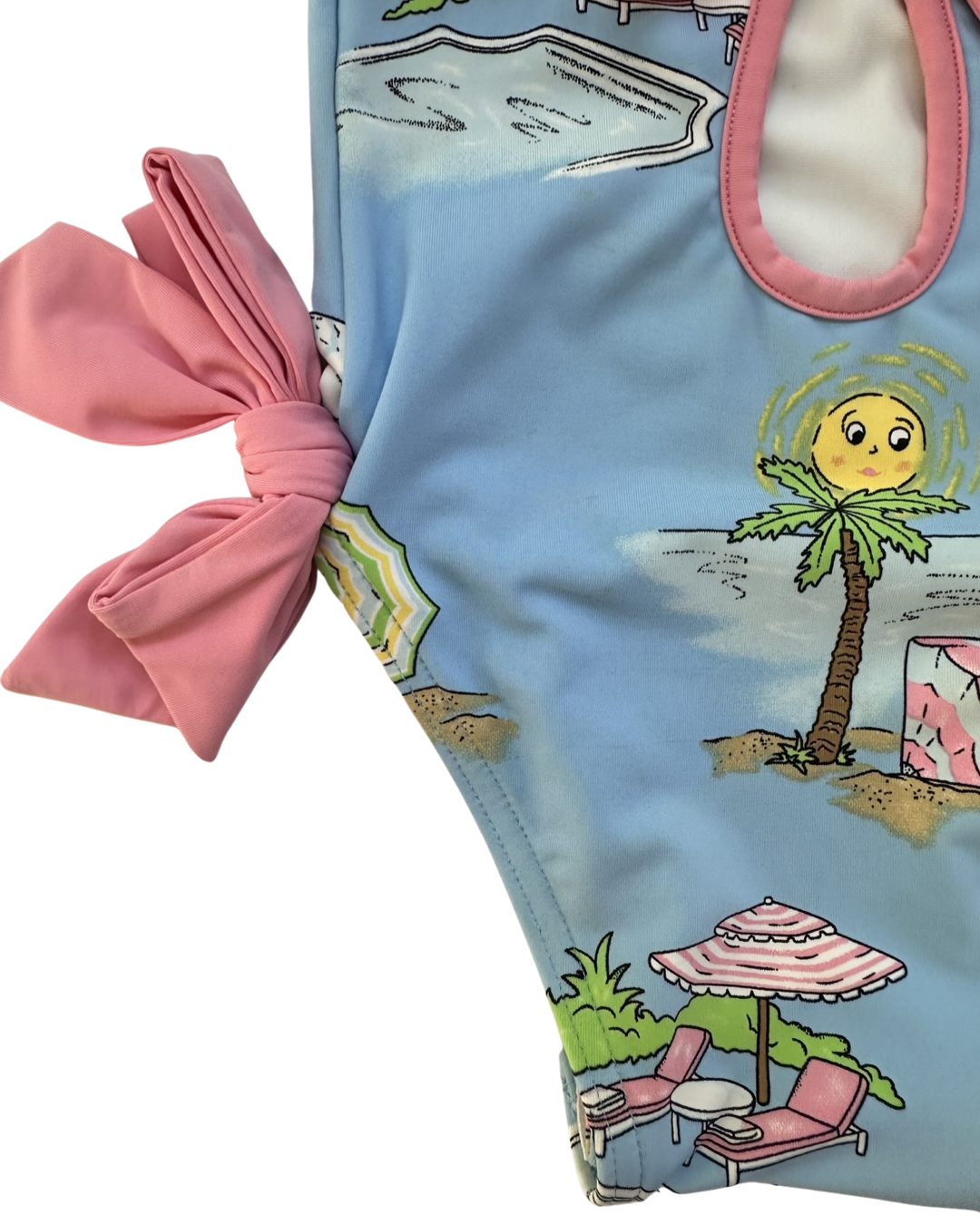 0-6M Baby Girl Beaufort Bonnet Company Cabana Blue Swim Suit