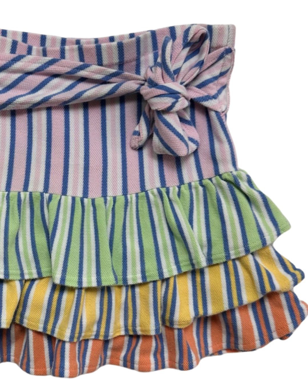 4T Toddler Girl Ralph Lauren Colorful Tiered Ruffle Skirt