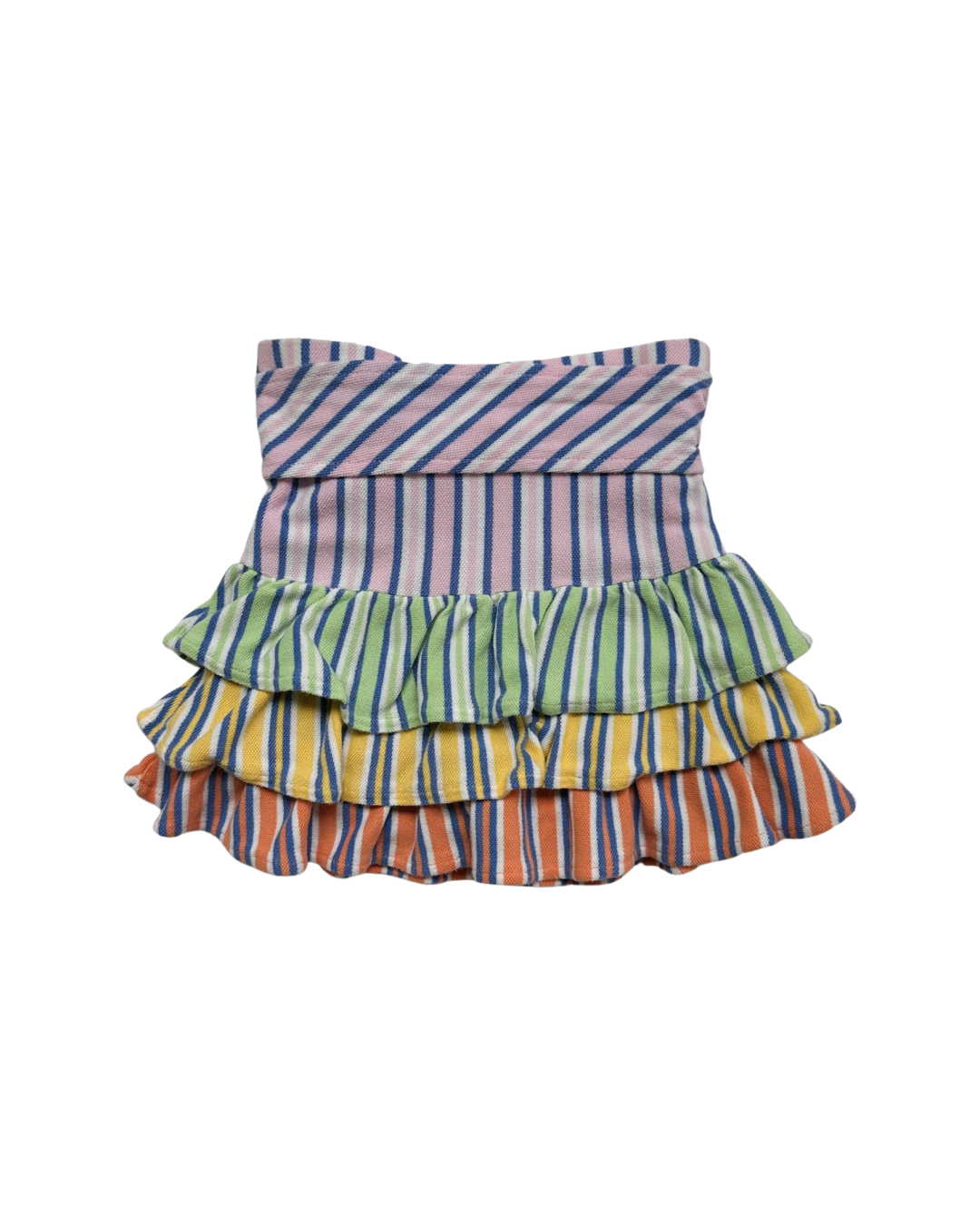 4T Toddler Girl Ralph Lauren Colorful Tiered Ruffle Skirt