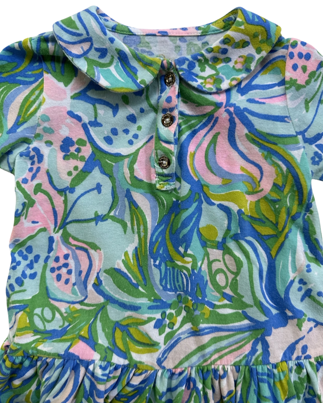 6-12M Baby Girl Lilly Pulitzer Ruffle Bottom Dress w/ Bloomers