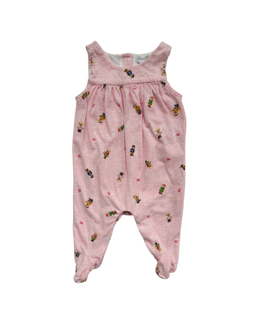 3M Baby Girl Polo Ralph Lauren Bear Onesie Romper
