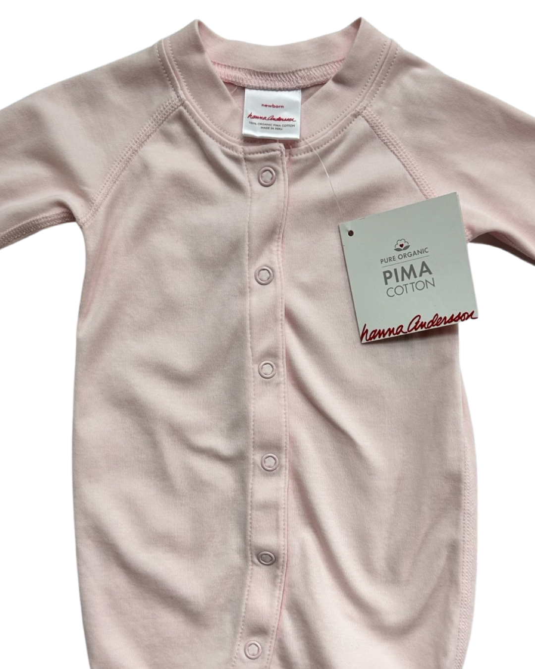 Newborn Pima Cotton Pink Hanna Andersson Sleeper