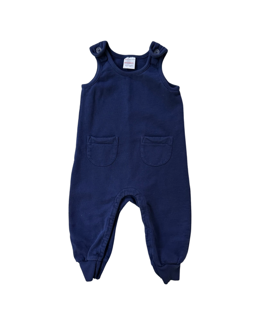 18M-24M Baby Boy Hanna Andersson Organic Cotton Navy Romper Jumper