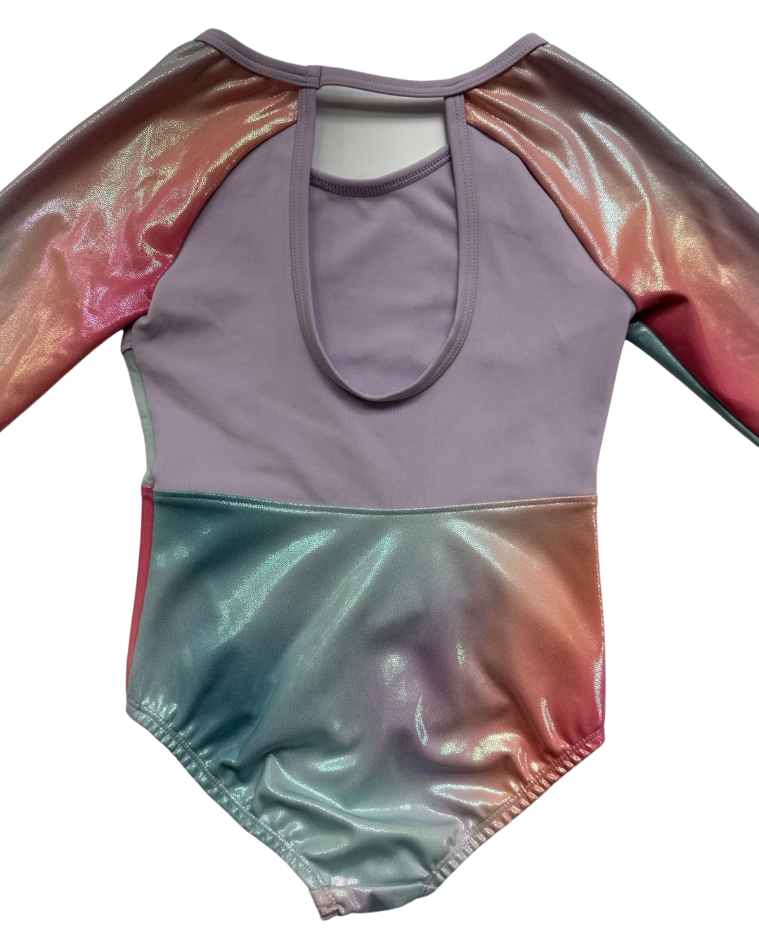 4T Toddler Girl Pastel Gymnastics Tumbling Dance Pastel Shimmer Leotard