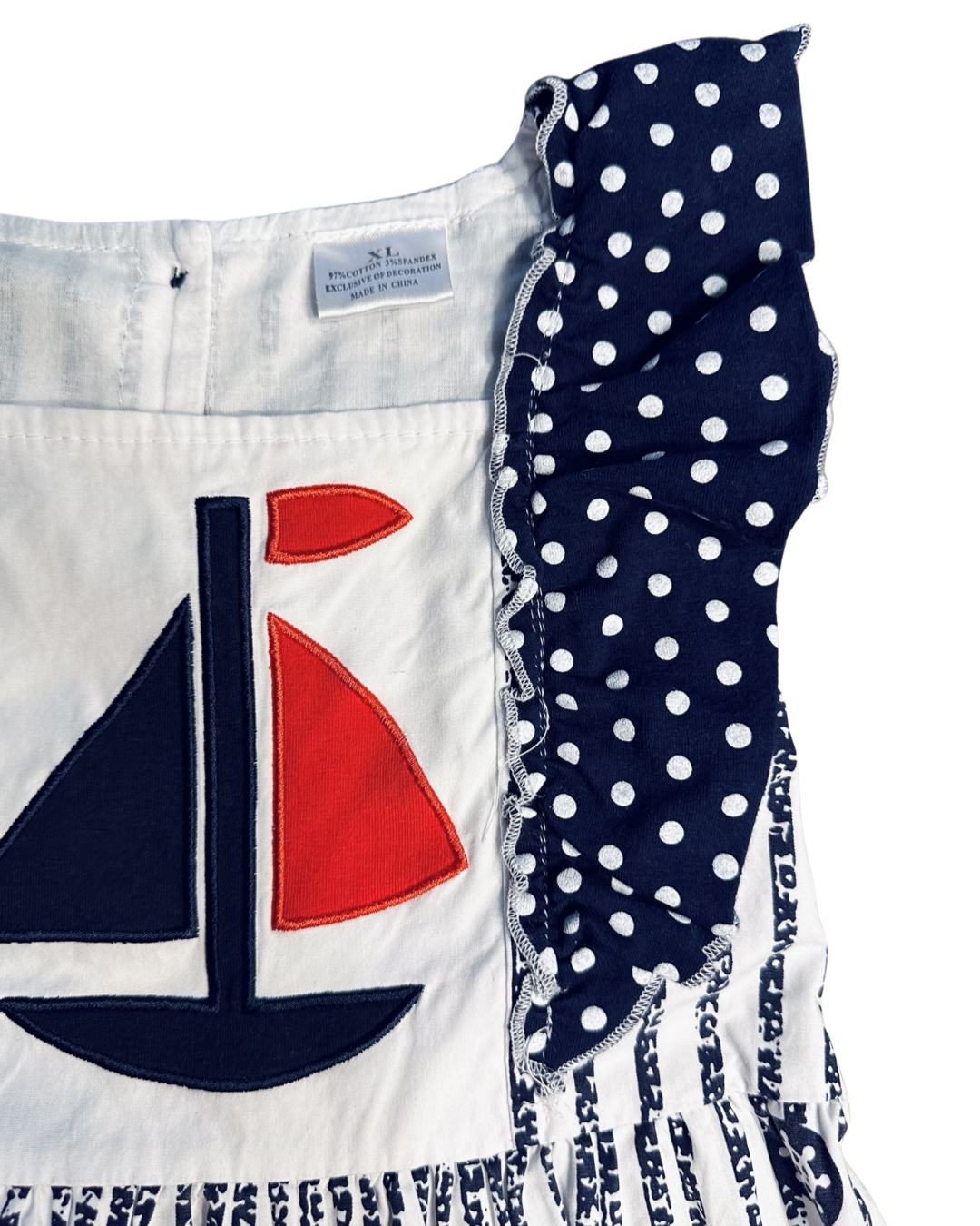 3T Toddler Girl Nautical Sailboat Boutique Dress