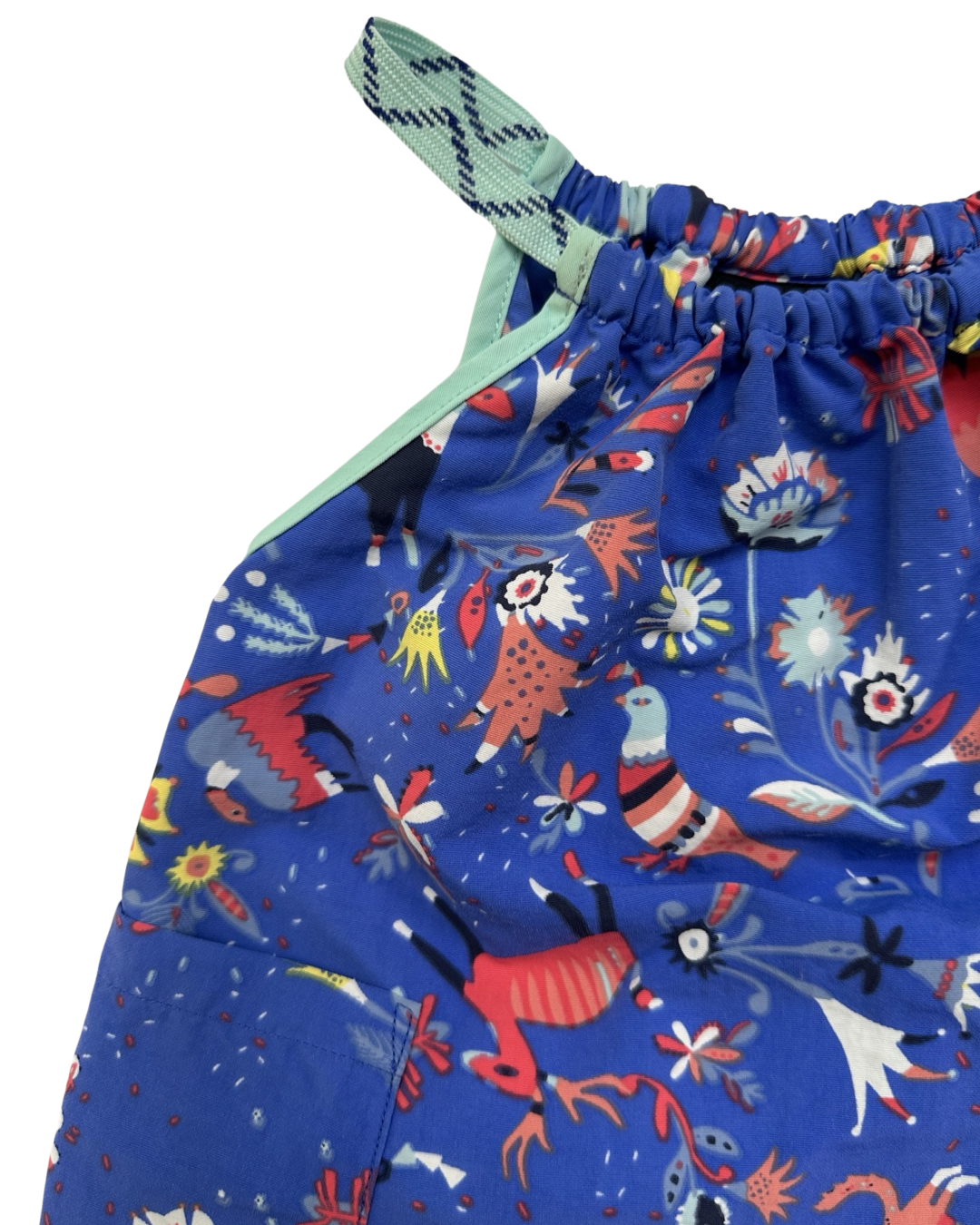 12M-18M Baby Girl Patagonia Mono Meadow Blue Baggies Outfit Set