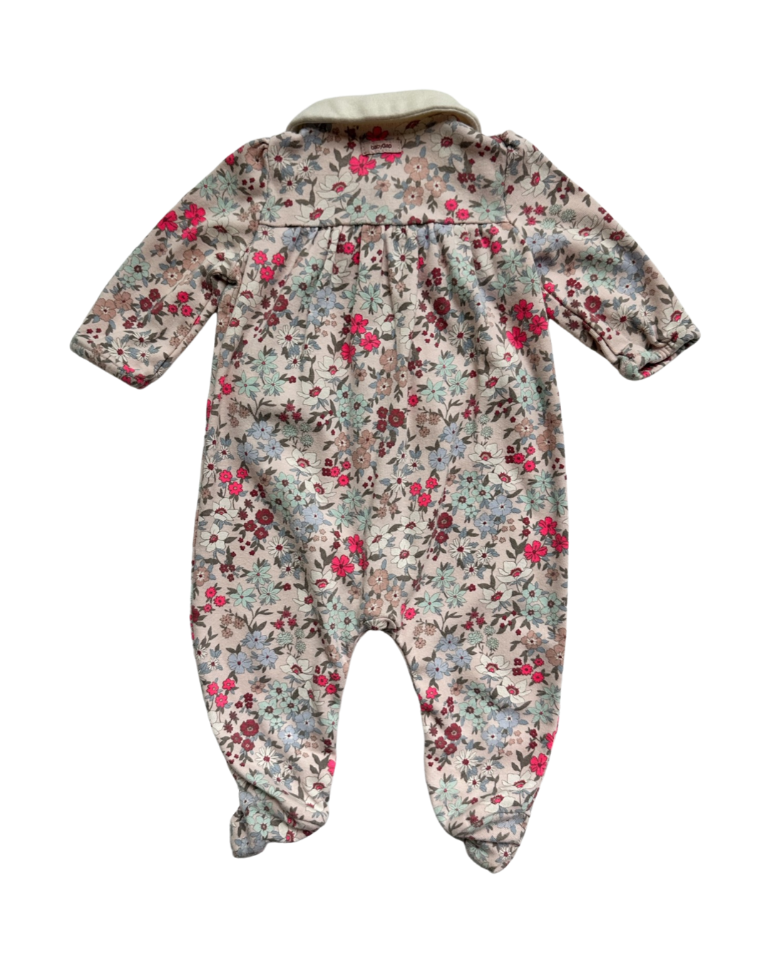 0-3M Baby Girl Baby Gap Floral Sleeper PJs