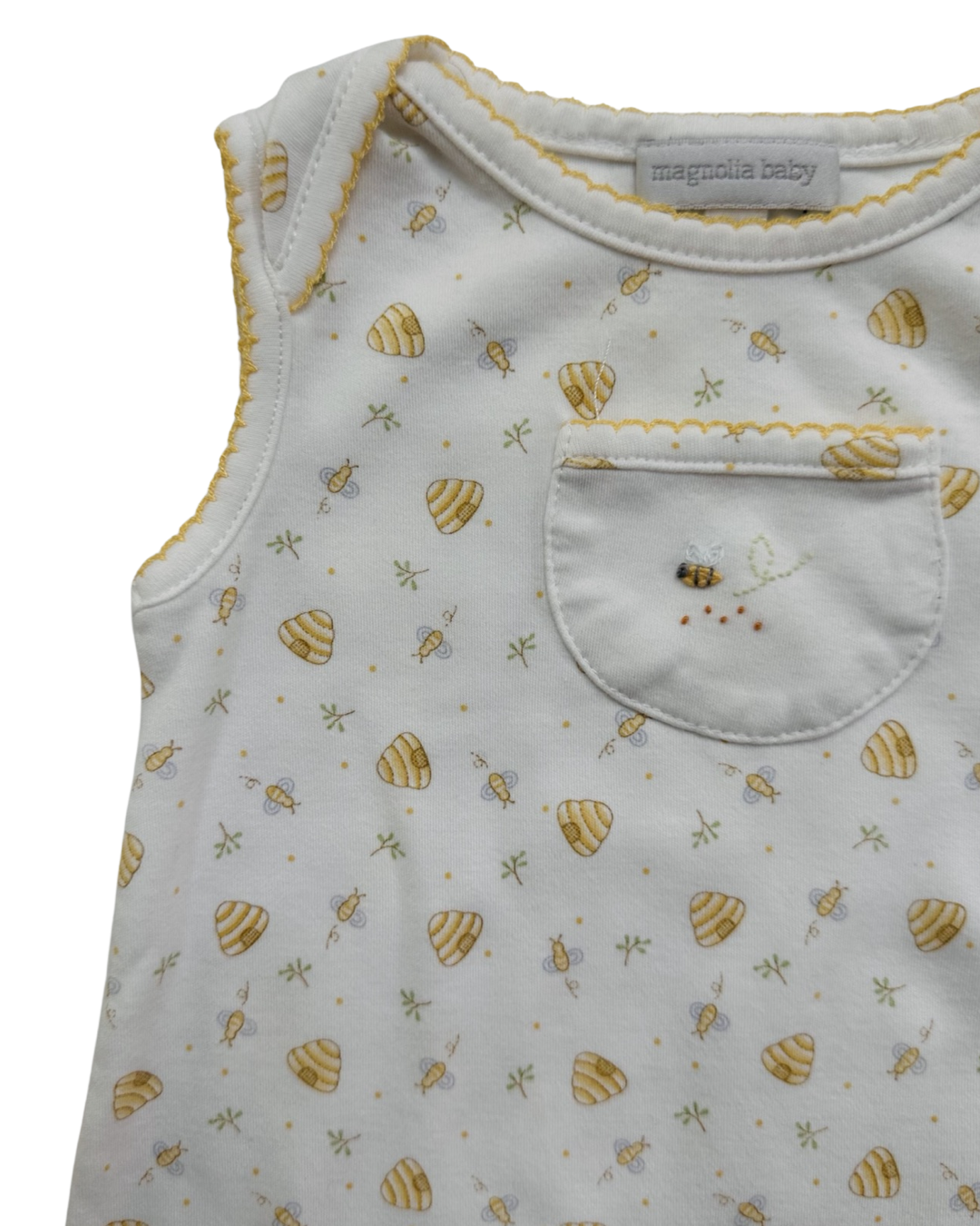 3M Baby Boy Magnolia Baby Honey Bee Romper
