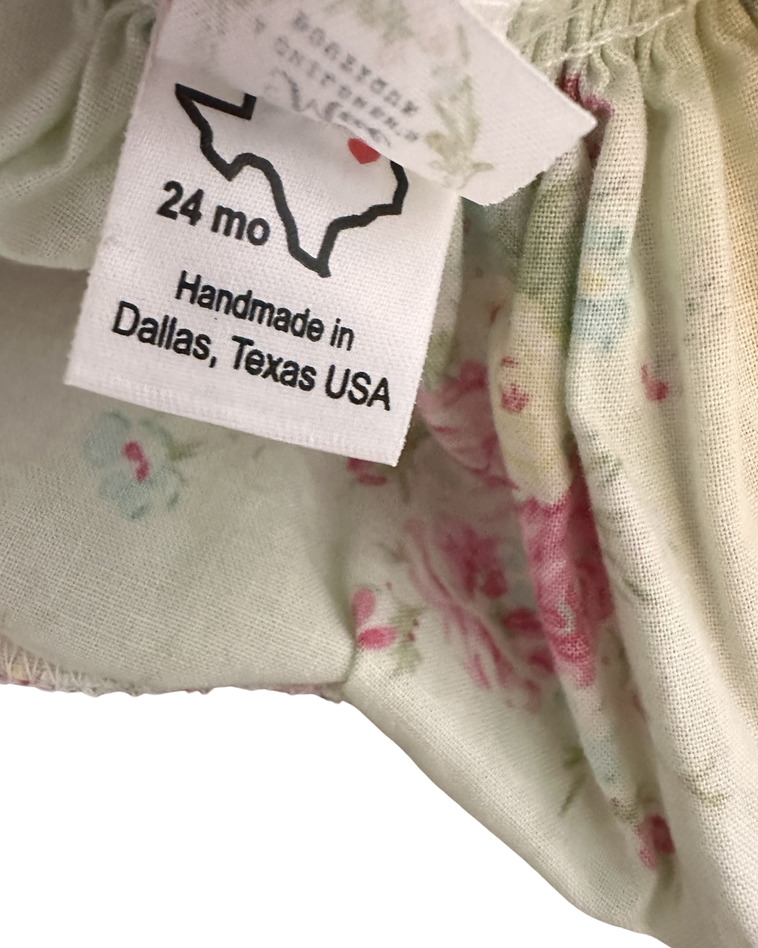 24M Baby Girl Olive Mae Pink / Green Floral Cross Back address