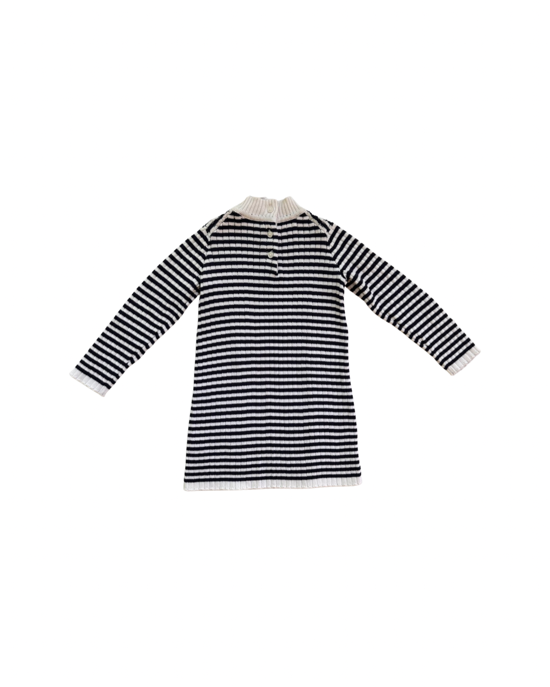 2T Toddler Girl Janie & Jack Navy / White Striped Sweater Dress