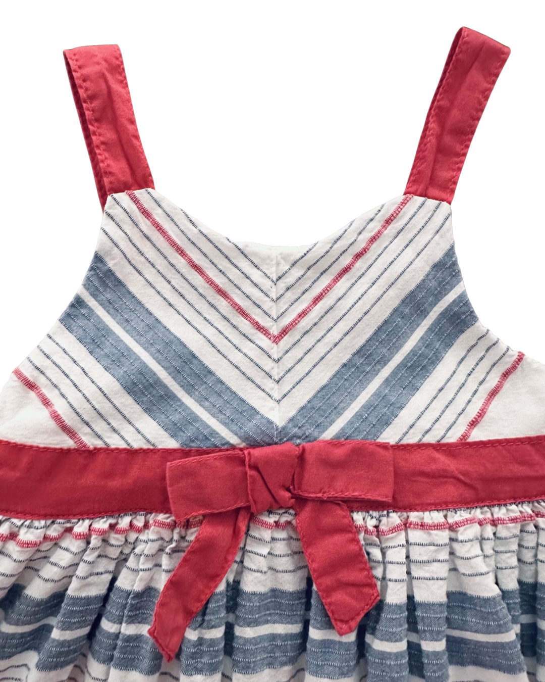 18M Baby Girl OshKosh Genuine Kids Red / White / Blue Dress