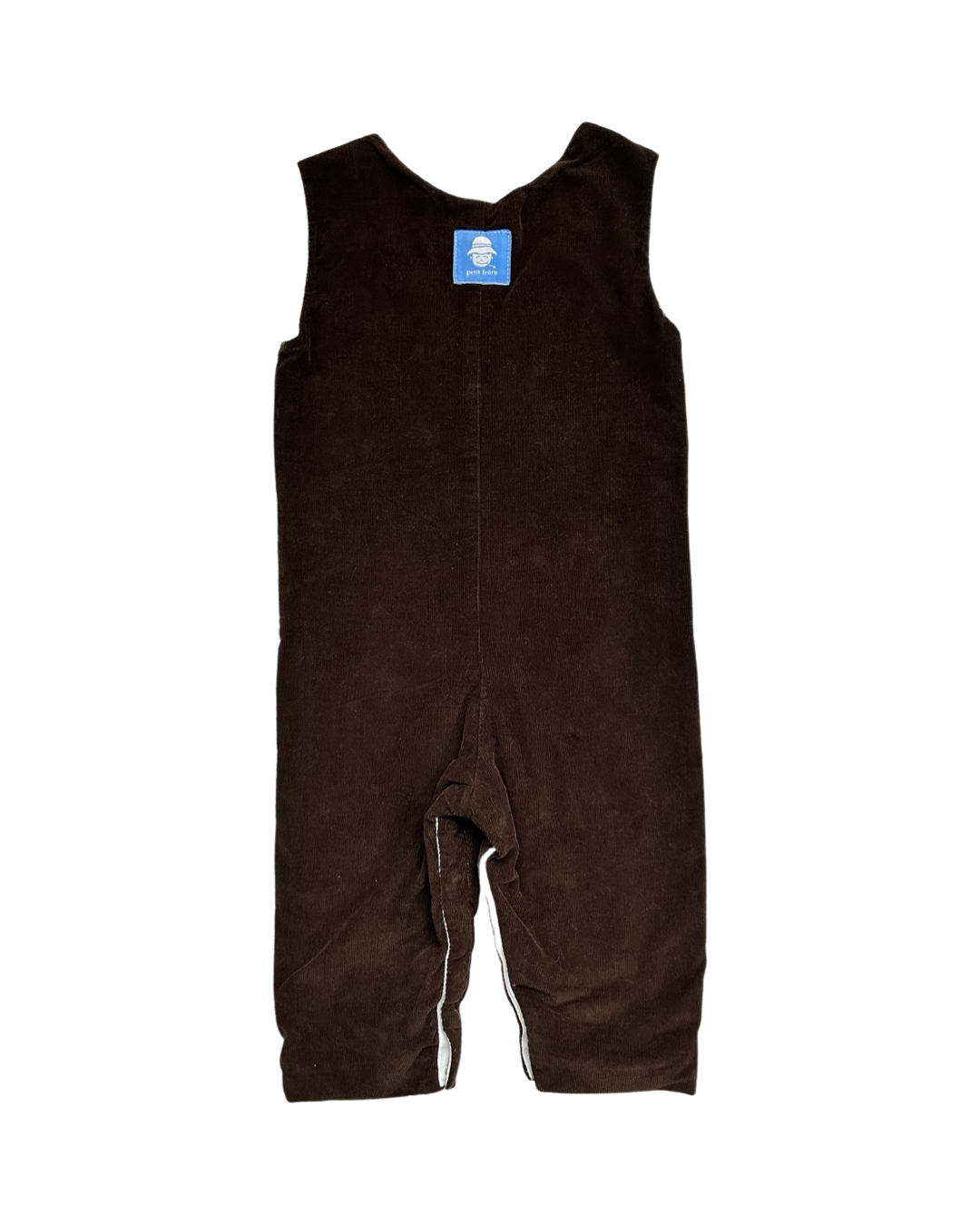 24M Baby Boy Petit Frère Brown Corduroy Dog Longall