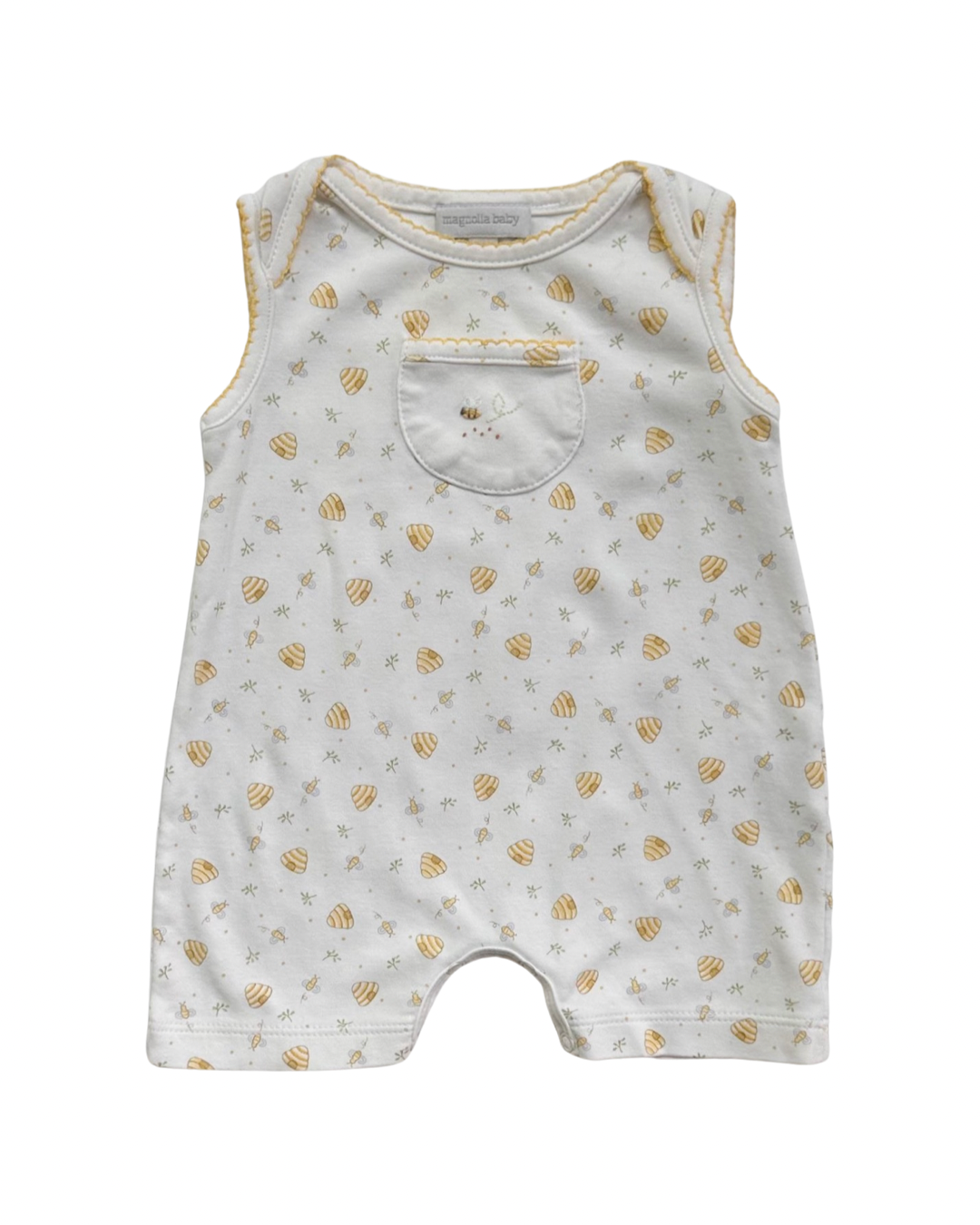 3M Baby Boy Magnolia Baby Honey Bee Romper
