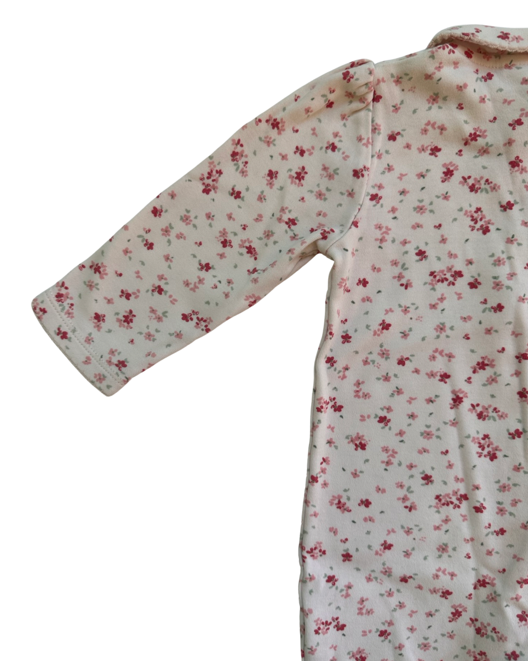 6-9M Baby Girl The Little White Company London Pink Floral Sleeper