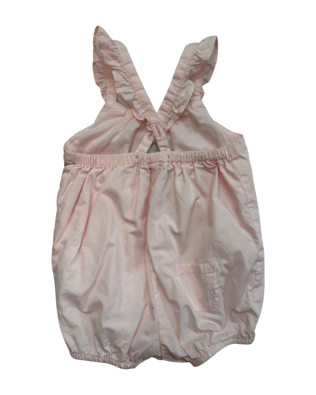 12M-18M Baby Girl Janie & Jack Sunwashed Rose Pineapple One Piece Bubble