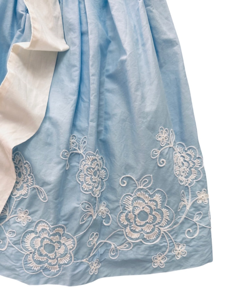 5T Toddler Girl Light Blue Camilla Floral Dress