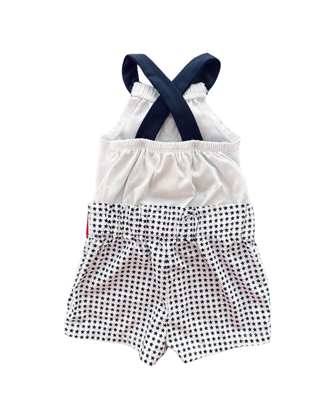 12M Baby Girl Savannah American Patriotic Romper
