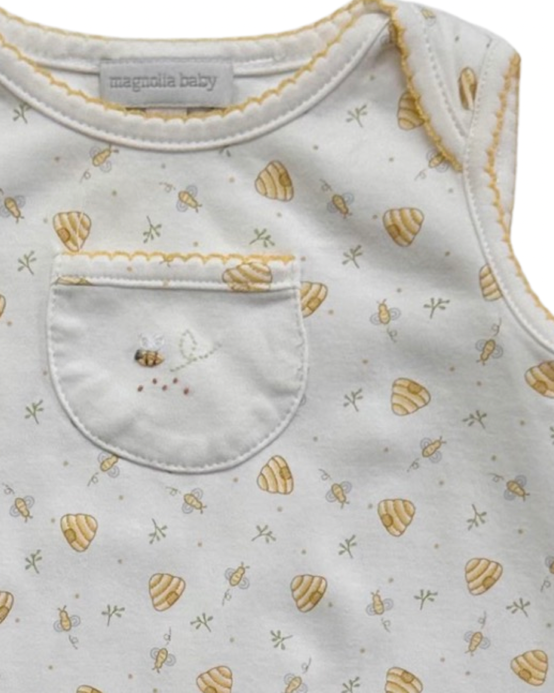 3M Baby Boy Magnolia Baby Honey Bee Romper