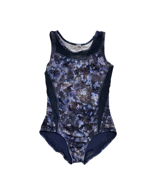 Youth Girls Size 12 Ivivva By LuluLemon Navy / Purple Gymnastics Dance Leotard