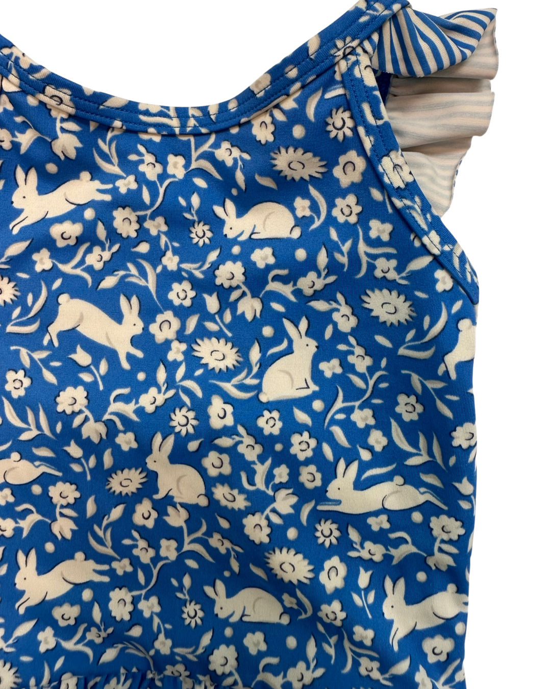 12M-18M Baby Girl Baby Boden Blue Bunny Swim Suit