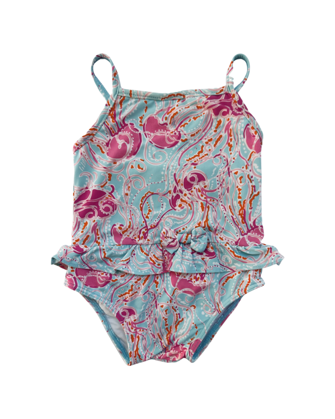 3-6M Baby Girl Lilly Pulitzer JellyFish One Piece Swim Suit