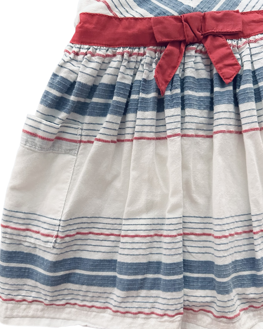 18M Baby Girl OshKosh Genuine Kids Red / White / Blue Dress