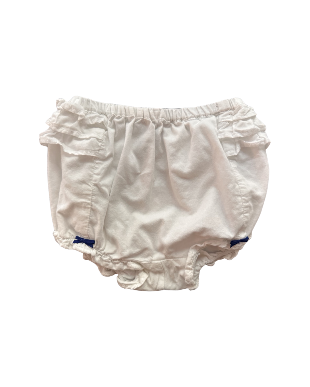 12M-18M Baby Girl Janie & Jack Navy White Striped Pink Floral Top with Matching Bloomers