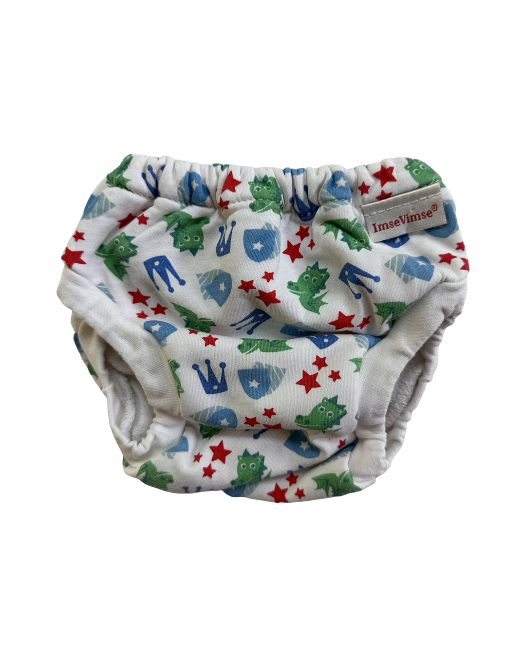 18M-24M Baby Boy X-Large Organic Cotton ImseVimse Magic Dragon Training Pants Diaper / Underwear