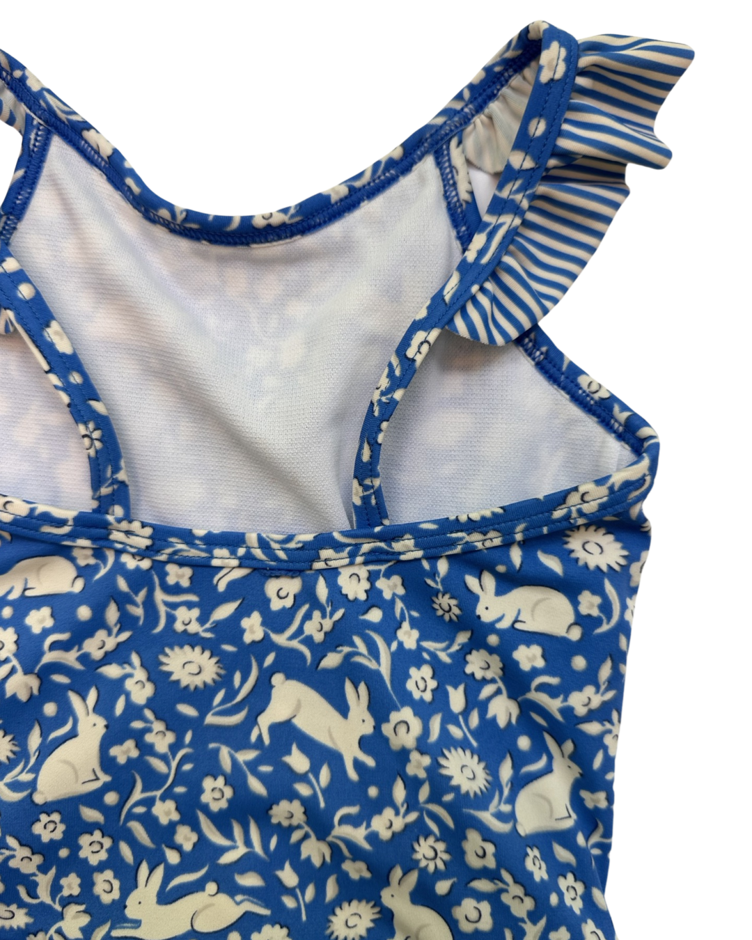 12M-18M Baby Girl Baby Boden Blue Bunny Swim Suit