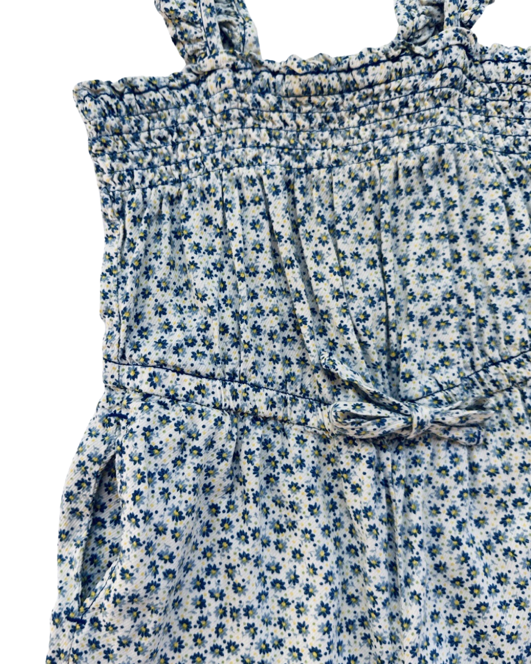 18M-24M Baby Girl Baby Gap Blue Floral Romper Longall